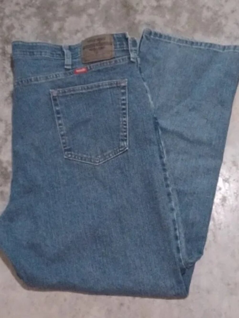 Wrangler Regular Fit Denim Jeans Size 44 x 29, 100% Cotton Hecho En México 034